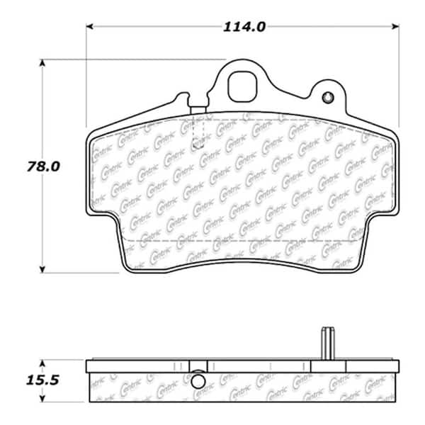 Centric Parts Disc Brake Pad Set