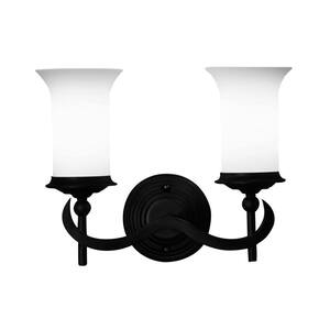 Foxboro Collection 2-Light Oil Rubbed Bronze Wall Sconce