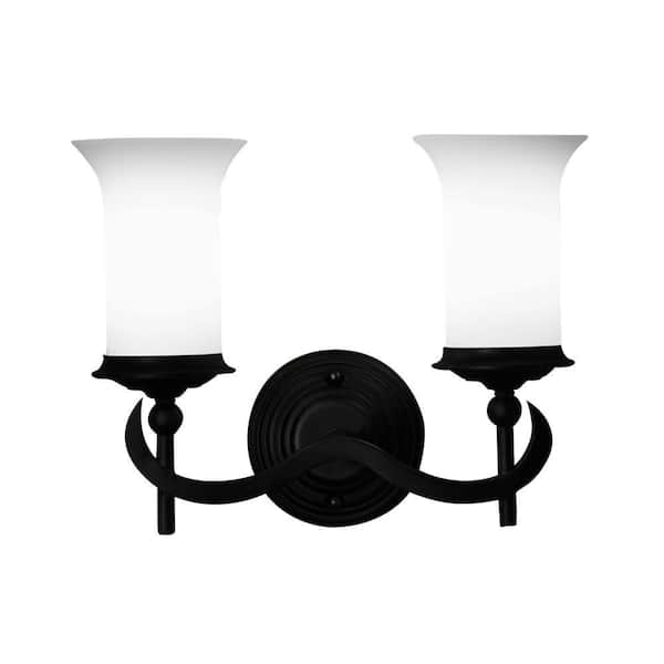 Eurofase Foxboro Collection 2-Light Oil Rubbed Bronze Wall Sconce