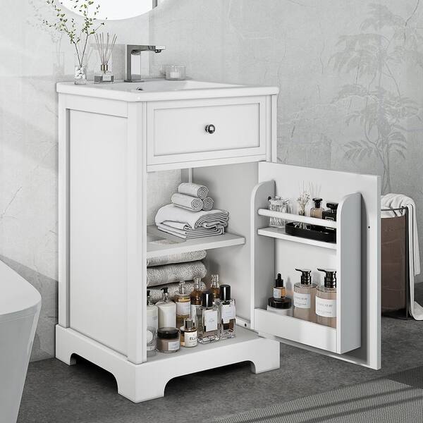 Yu•*¨*•.¸ XUJMK 20 in. W x 18 in. D x 34 in. H Freestanding Bath