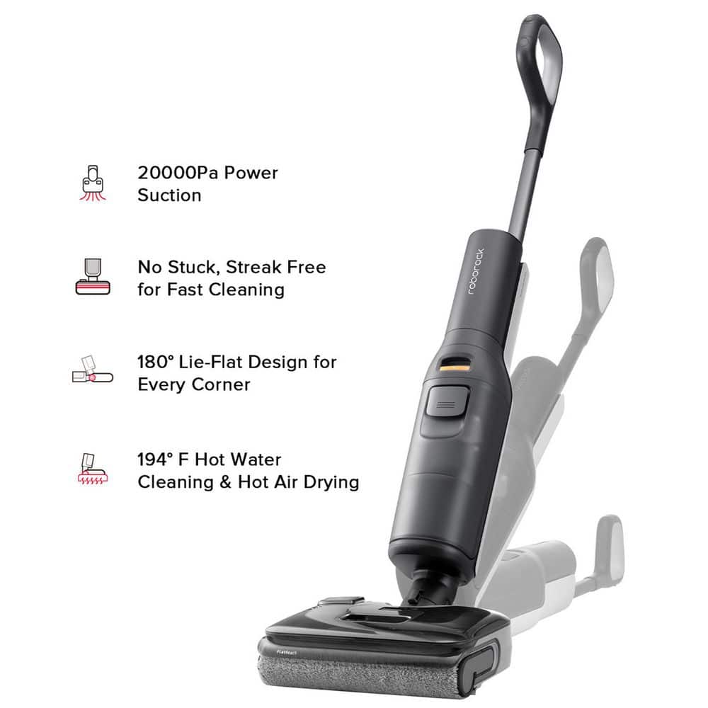 Roborock F25, Cordless Hard Floor Vacuum, Wet-Dry Cleaner, Self