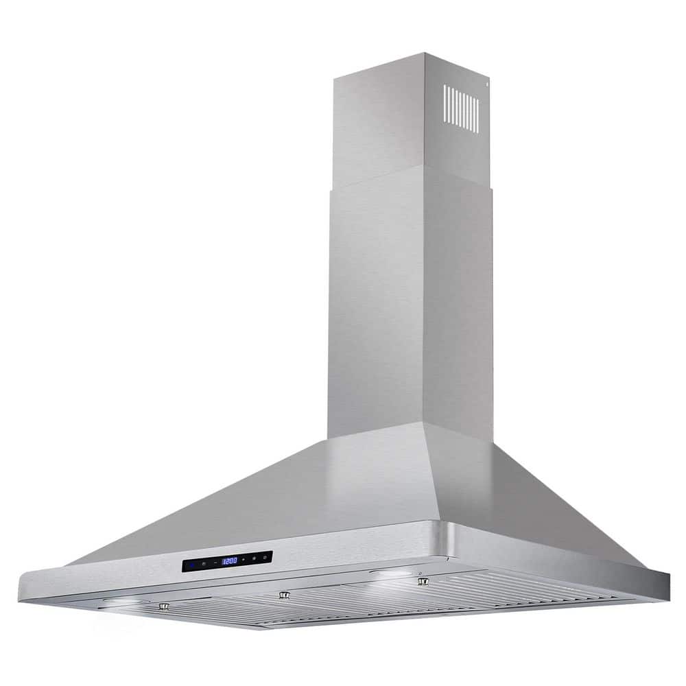 36-Inch Stainless Steel Convertible Wall Mount Range Hood