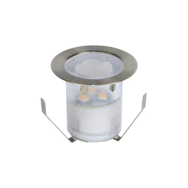 Armacost Lighting Portico 12-Volt Hardwired White Recessed Outdoor LED Light 30 mm Stair Light