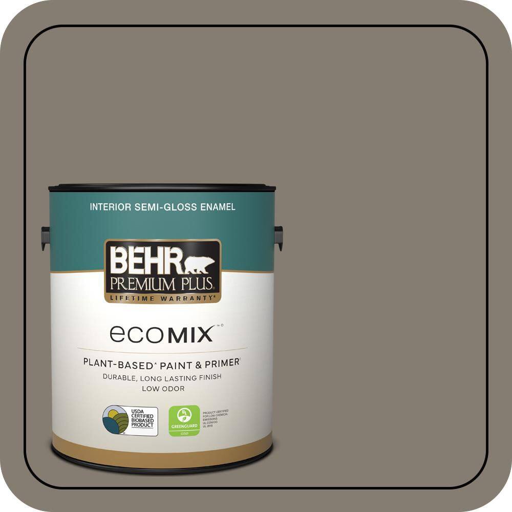 1 gal. #MQ2-53 Smoky Trout Semi-Gloss Enamel EcoMix Plant-Based Interior Paint & Primer price history on PriceWatchPro