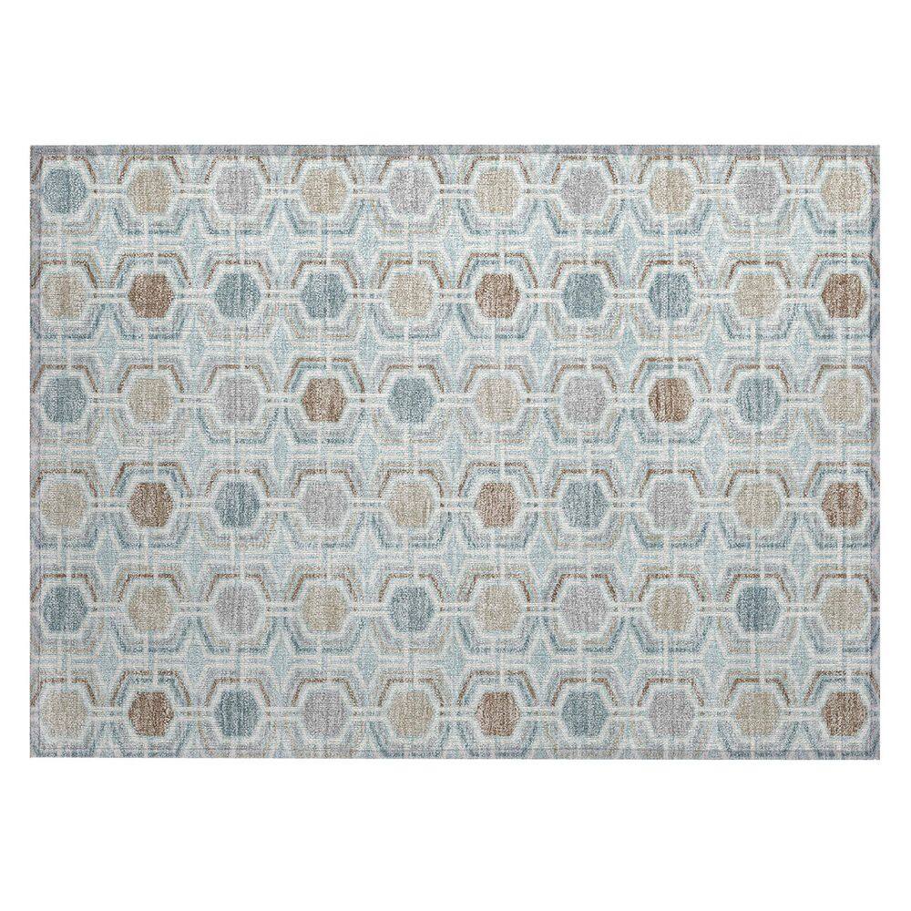 Chantille Machine Washable Indoor/Outdoor Abstract ACN3006 Sky 2 ft. x 3 ft. Accent Rug price history on PriceWatchPro