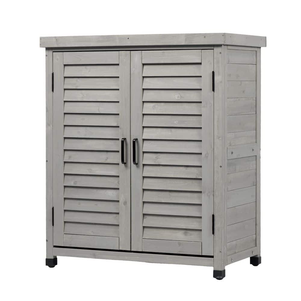 17 in. W x 36 in. H Potting Bench with Storage Cabinet and Metal Table Top for Outdoor price history on PriceWatchPro