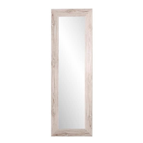 BrandtWorks Large Rectangle Cream Casual Mirror (55 in. H x 21.5 in. W)