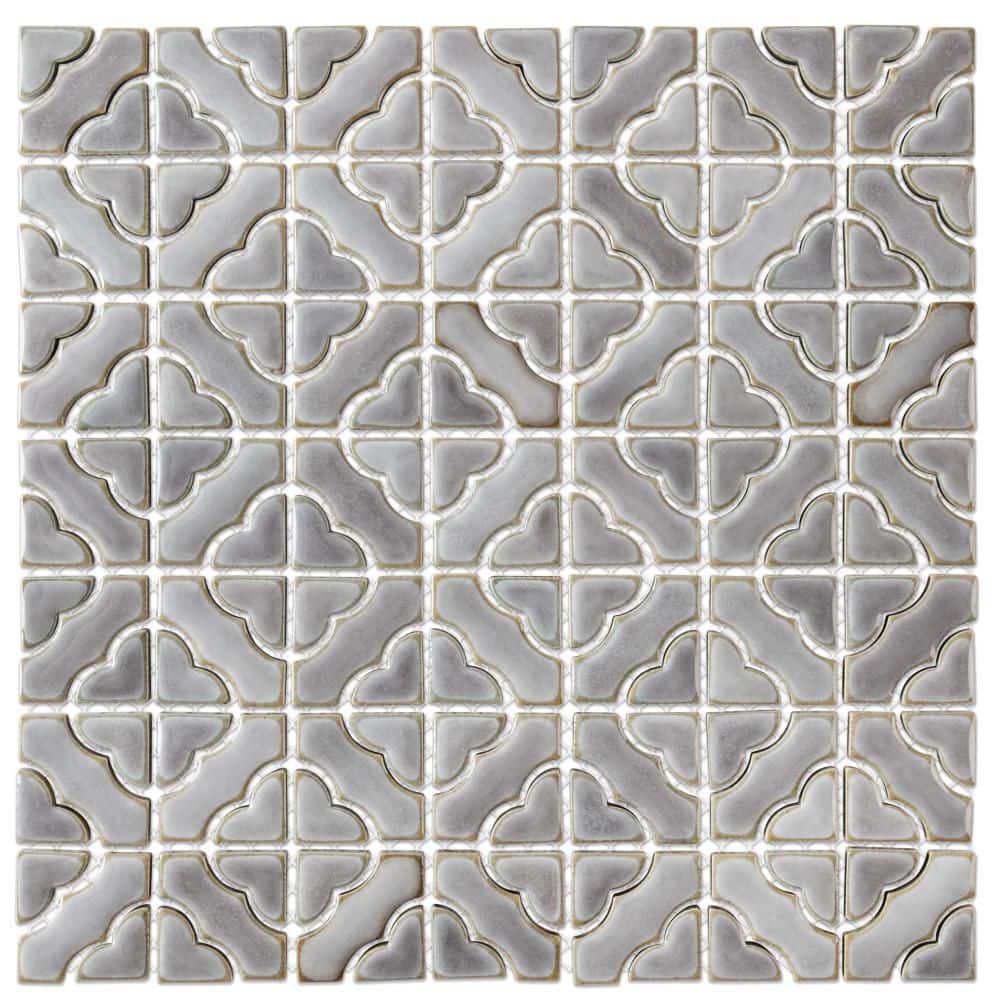 Hudson Tower Grey Eye 6 in. x 6 in. Porcelain Mosaic Take Home Tile Sample price history on PriceWatchPro