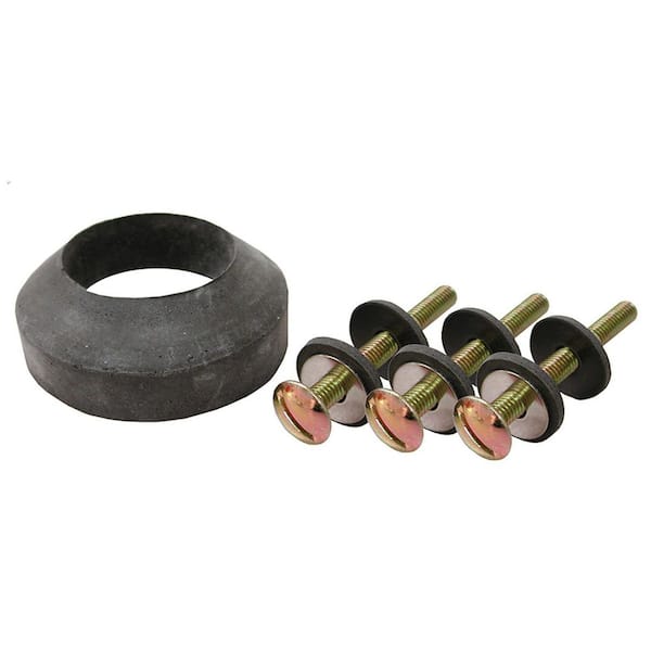 JONES STEPHENS 5/16 in. x 3 in. Tank to Bowl Tri-Bolt Kit for American Standard with Brass Plated Bolts