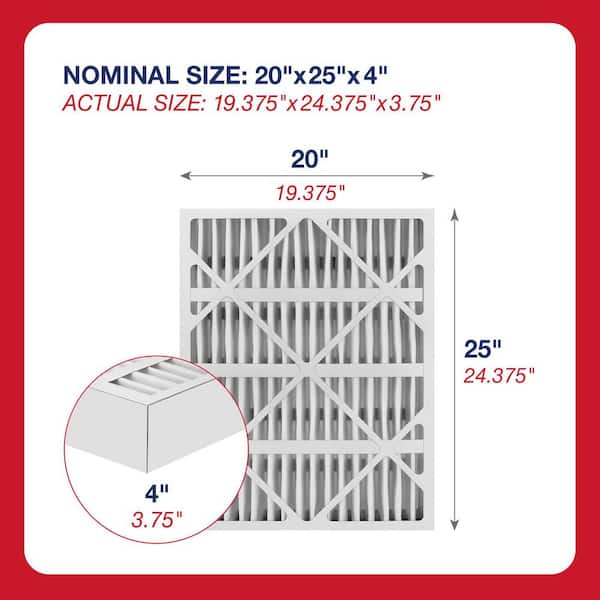 AAF Flanders 20 in. x 25 in. x 4 in. Perfect Pleat Self-Supporting