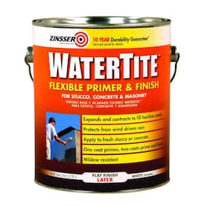 Bright White, Zinsser Watertite Professional Matte Mold and Mildew-proof Waterproofing Paint, 5 Gallon, 1 Pack