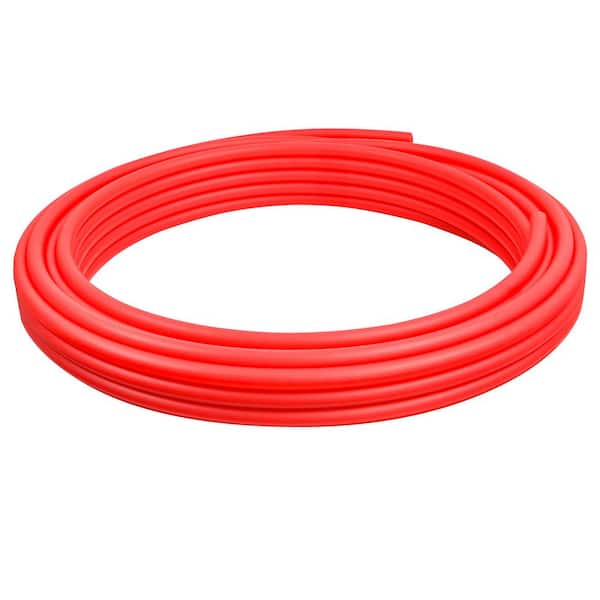 PLUMBFLEX 3/4 in. x 100 ft. Red PEX-B Tubing Potable Water Pipe