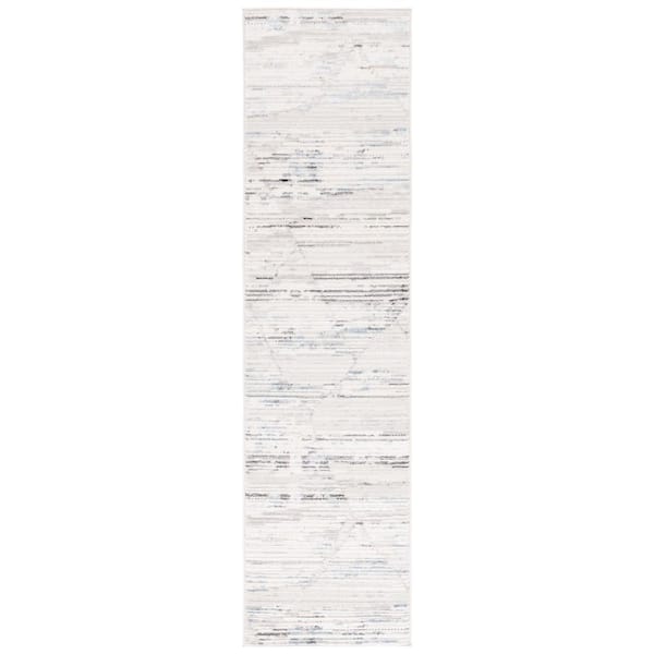 Quincy 2 ft. x 8 ft. Ivory/Beige Abstract Runner Rug