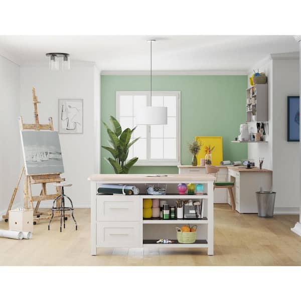 Progress Lighting Markor Collection 18.12 in. 3-Light White Linen Transitional Pendant