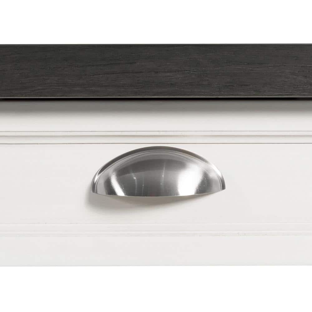 Cottage Charm Two-Tone Extendable Dining Table with Storage