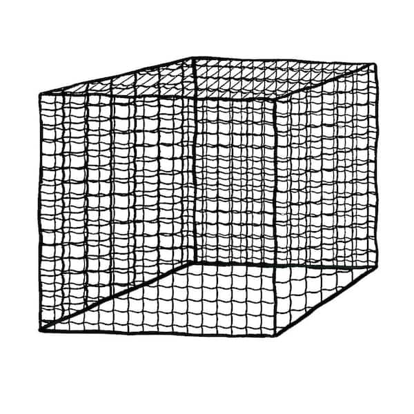 5 ft. x 5 ft. Knotless Slow Feeder Hay Net Feeder for Horses and Livestock with Premium Durable Material and Repair Kit