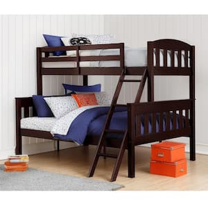 Airlie Twin Over Full Espresso Wood Bunk Bed