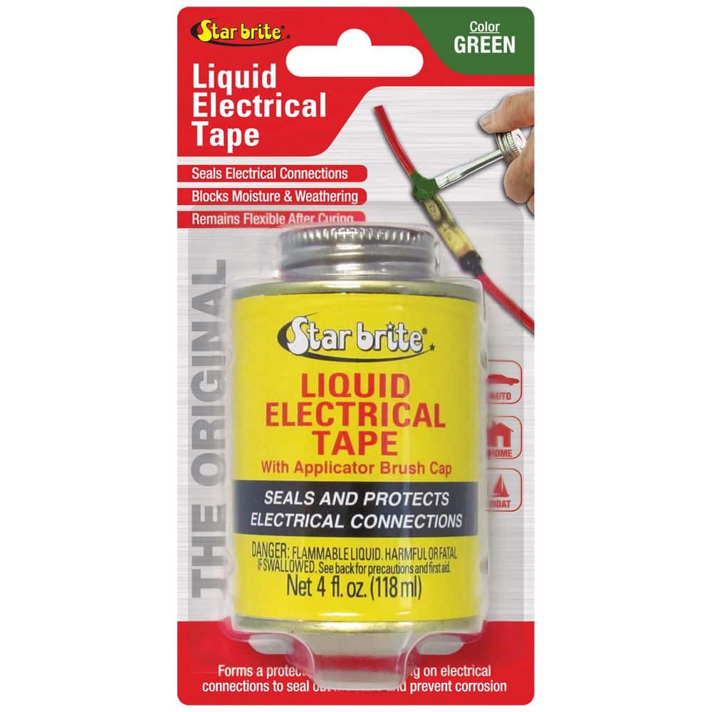 Star brite 4 oz. Liquid Electrical Tape - Green 084106N - The Home Depot