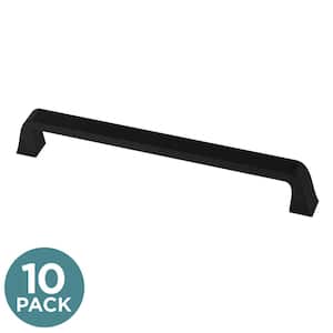 Classic Bell 6-5/16 in. (160 mm) Matte Black Cabinet Drawer Bar Pull (10-Pack)