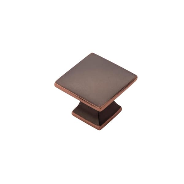 HICKORY HARDWARE Studio Collection 1-1/4 in. Oil-Rubbed Bronze Highlighted Cabinet Knob