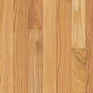 Take Home Sample-American Originals Natural Red Oak 3/4 in. T x 3-1/4 in. Solid Hardwood Flooring -5 in. x 7 in.