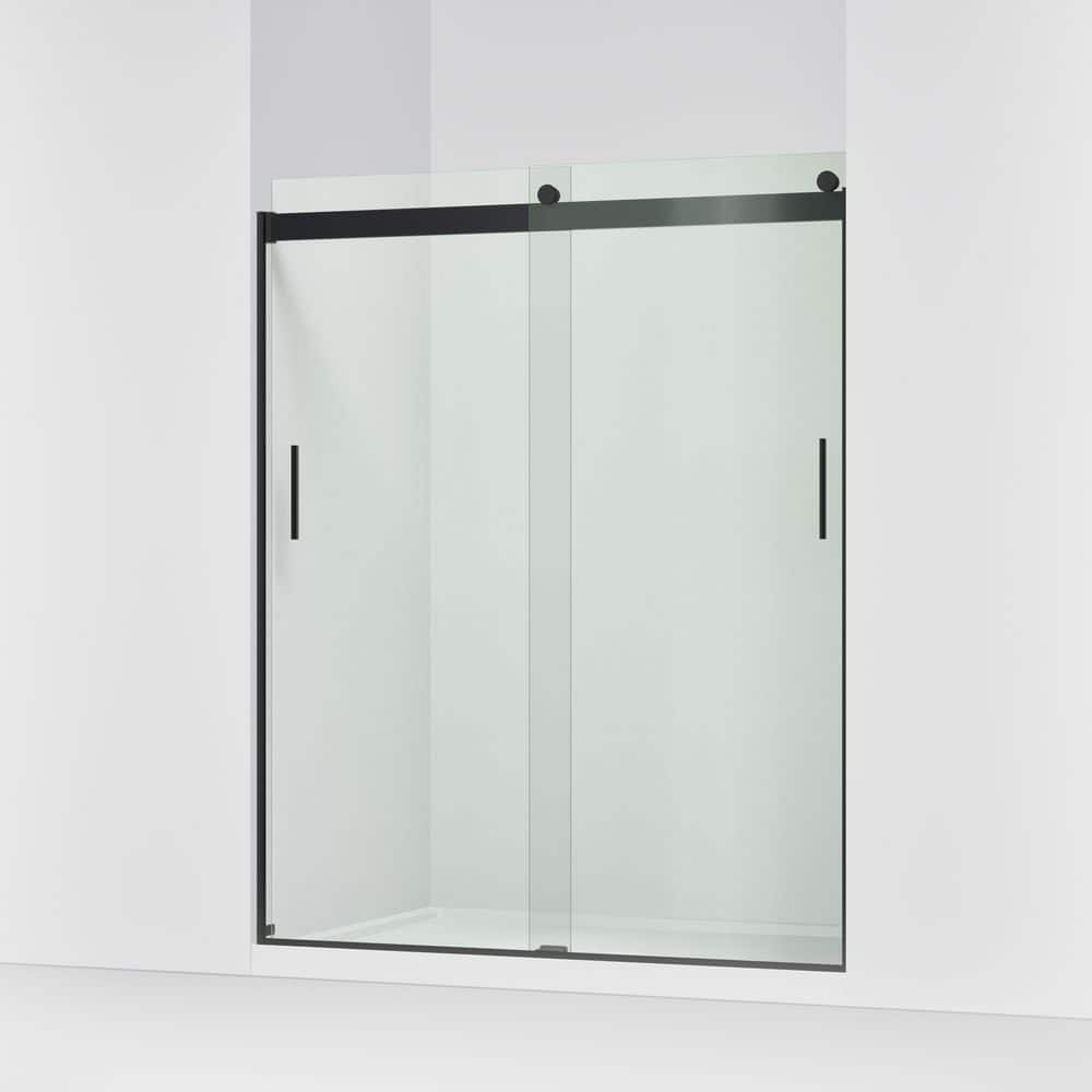 KOHLER Levity 56-60 in. W x 74 in. H Sliding Frameless Shower Door