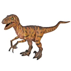 50.5 in. H Jurassic Sized Deinonychus Dinosaur Statue