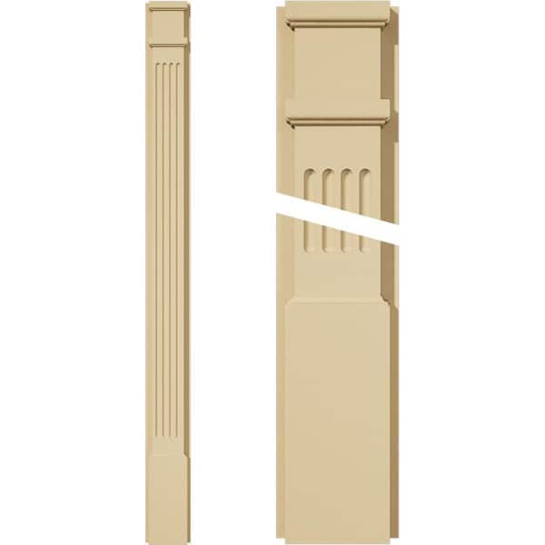 Ekena Millwork 2 in. D x 5 in. W x 60 in. L Primed Polyurethane Pilaster 1- Pack