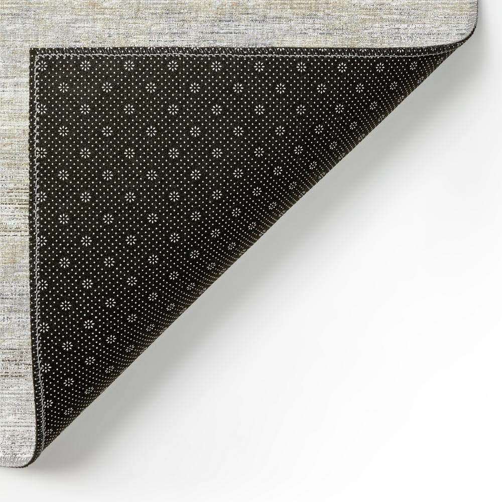 Beige Flat Woven Chenille 10' x 14' Area Rug