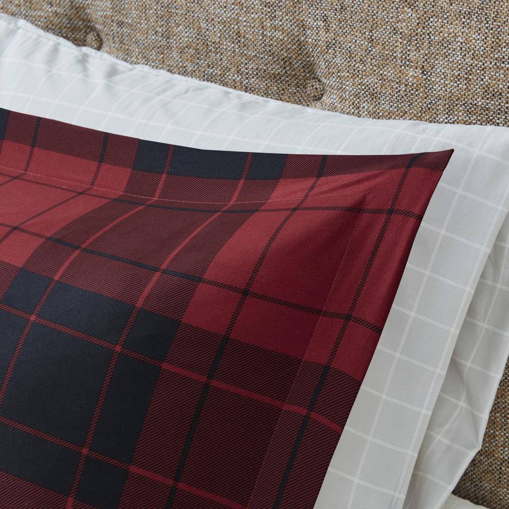 Twin Black Microfiber Reversible Bed in a Bag Set