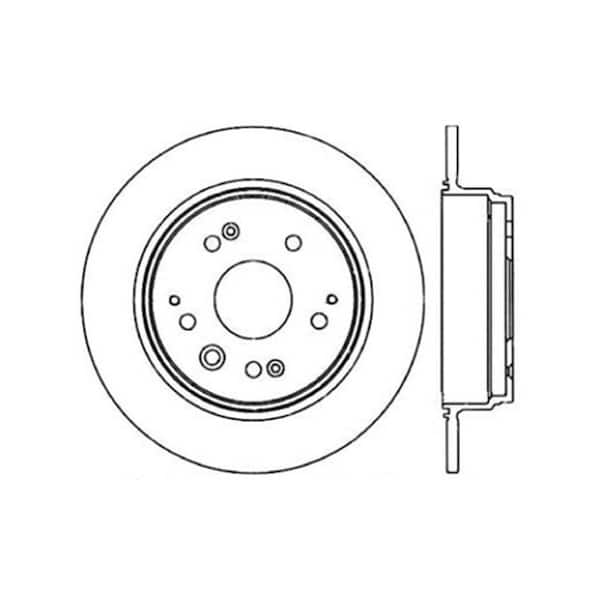 Centric Parts Disc Brake Rotor 1999-2003 Acura TL