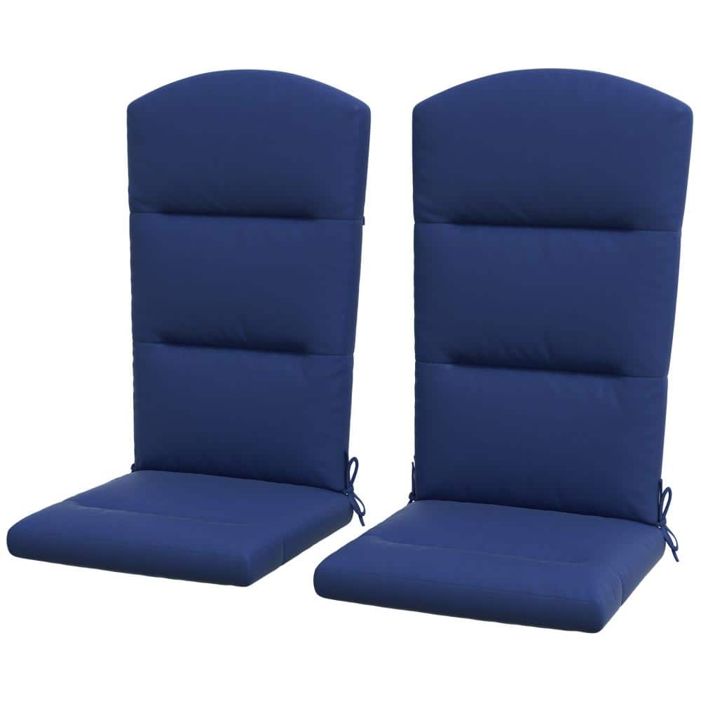 Outdoor Chair Cushions for Adirondack Chair, Replacement Cushions with Ties, Seat & Back Cushion, Blue price history on PriceWatchPro