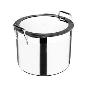 Nesting Stainless Steel Collection 13.2 qt. Covered Stock Pot