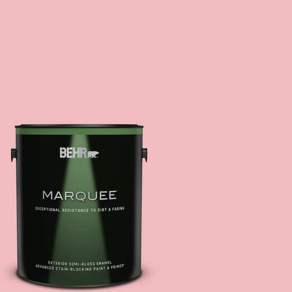 BEHR MARQUEE 1 gal. #P160-2 Blush Rush Semi-Gloss Enamel Exterior Paint & Primer