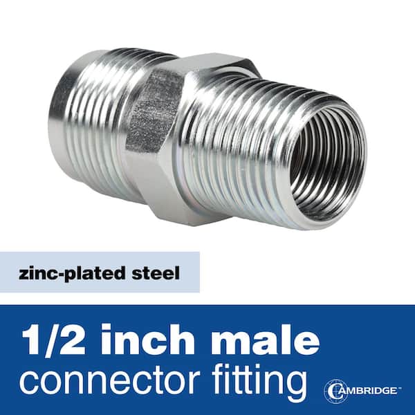 Cambridge 5/8 in. OD x 1/2 in. MIP x 1/2 in. MIP x 48 in