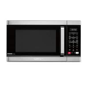 1.1 cu. ft Counter Top Microwave with Sensor Cook and Inverter Technology in Black and Stainless steel