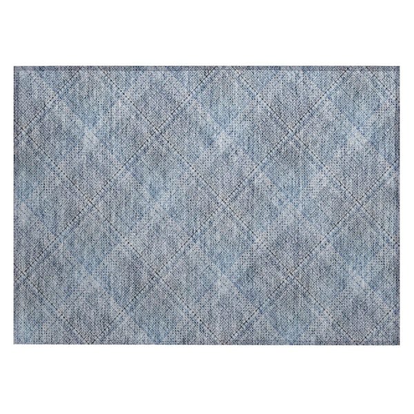 Chantille Machine Washable Indoor/Outdoor Abstract ACN2884 Blue 3 ft. x 4 ft. Area Rug