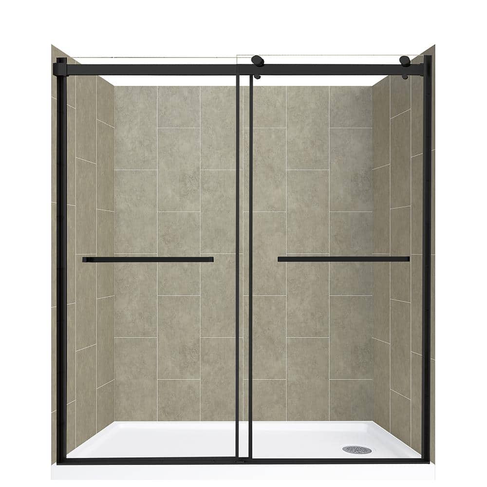 CRAFT + MAIN Double Roller 60 in. L x 32 in. W x 78 in. H Right Drain