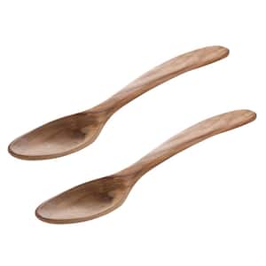 Olive Wood Serving / Salad Spoons (Set of 2)