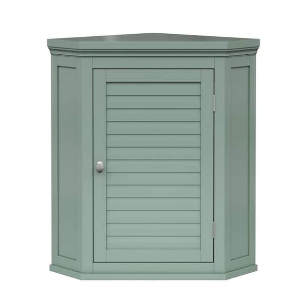 Glancy 15 in. W x 22.52 in. D x 24.02 in. H x Bathroom Storage Wall Cabinet in Sage Green