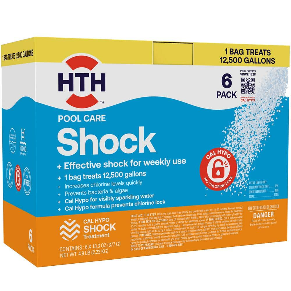 HTH 79.8 oz. Pool Care Shock (6-Pack of 13.3 oz. Bags)