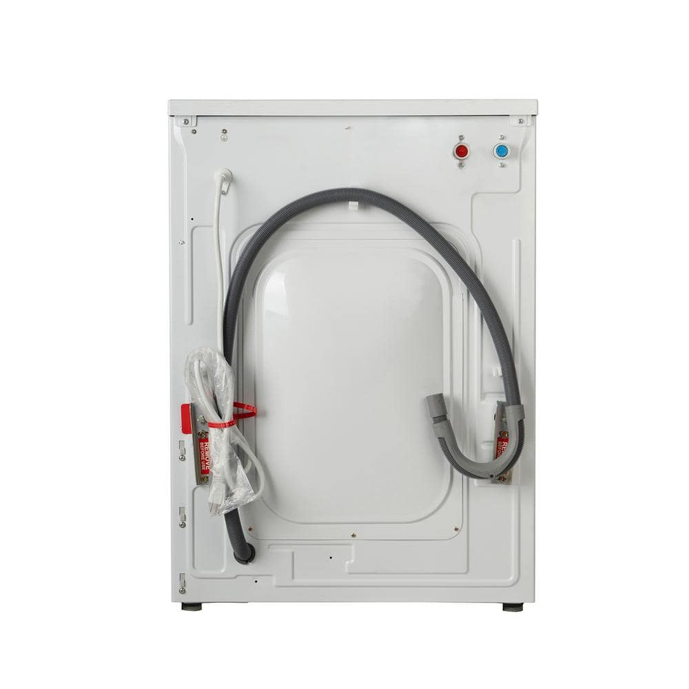 White 1.62cf Ventless All-in-One Washer Dryer with LED Control Panel