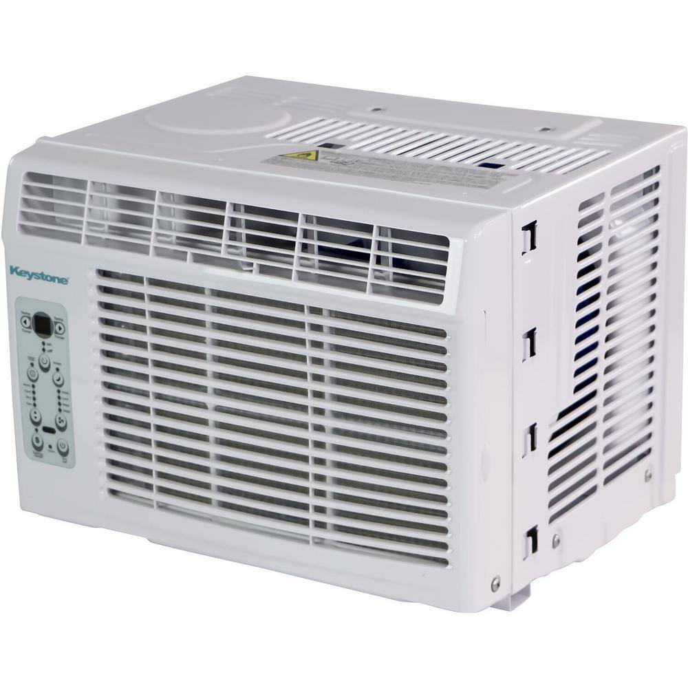 Efficient 5,000 BTU White Window Air Conditioner with Remote Control