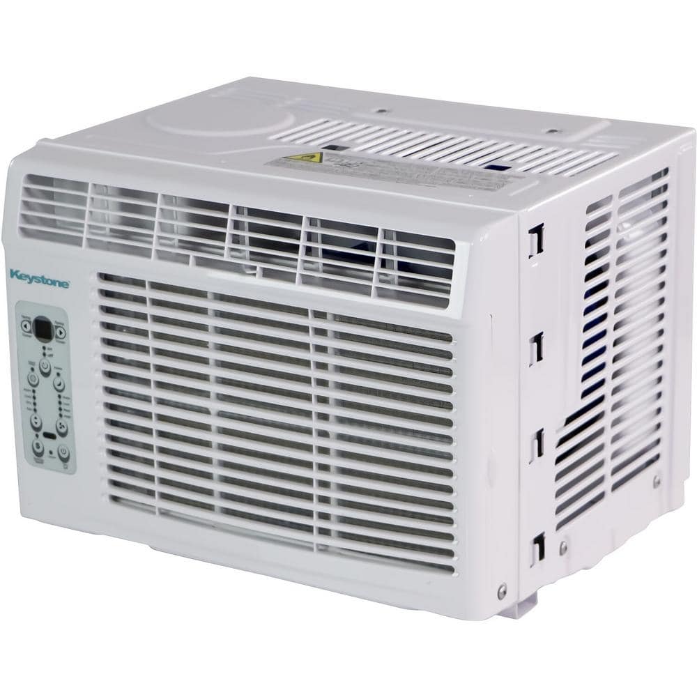 Keystone 10,000 BTU White Window Air Conditioner with Remote