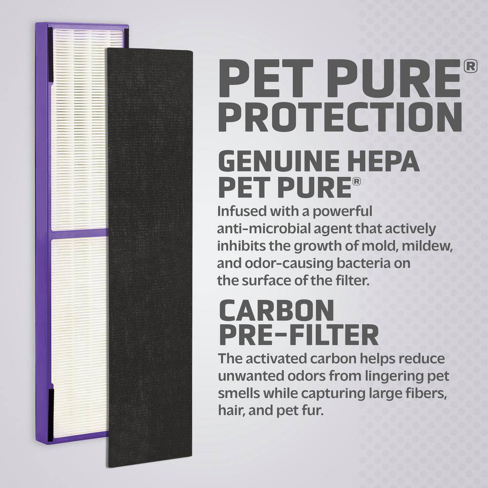White HEPA Pet Pure Replacement Air Purifier Filter