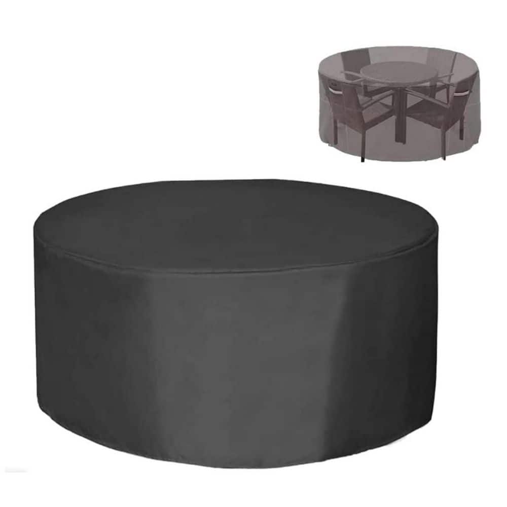 Patio Set Round Cover 90.5 in. Outdoor Round Table Cover Waterproof Round P