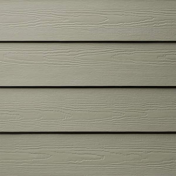 Hardie Plank HZ5 5.25 in. x 144 in. Statement Collection Monterey Taupe Cedarmill Fiber Cement Lap Siding