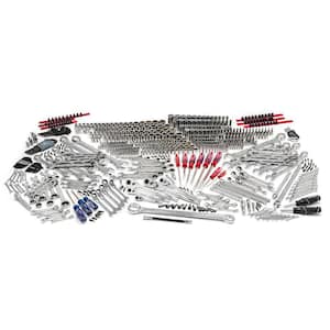 1/4 in., 3/8 in., and 1/2 in. Drive Master Mechanics Tool Set (605-Piece)