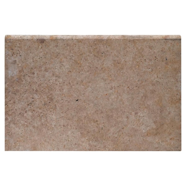 MSI Mediterranean Walnut 2 cm. x 16 in. x 24 in. Brushed Travertine Pool Coping (2.67 sq. ft.)