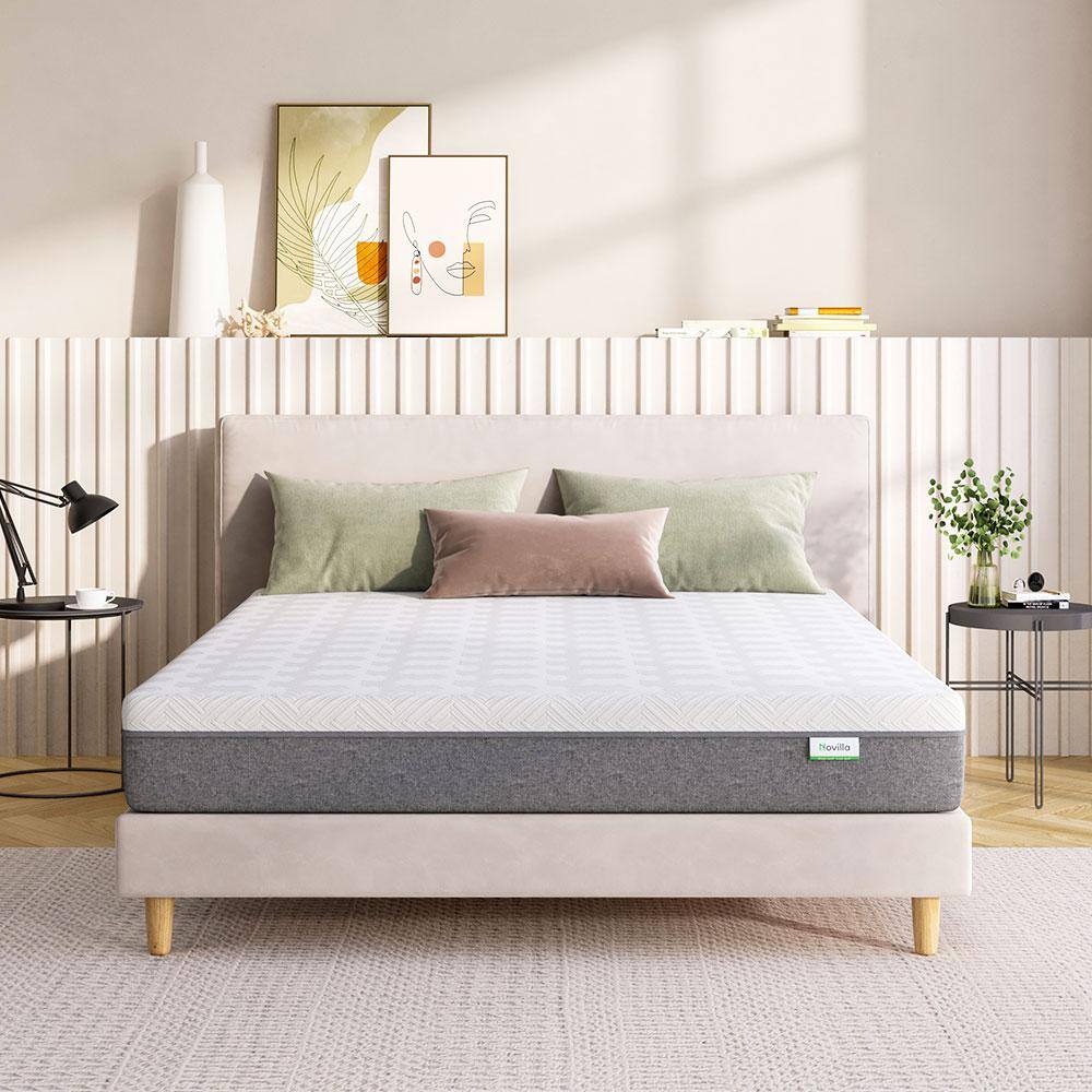 Twin Medium Cooling Gel Memory Foam 6 in. Mattress, Breathable and Hypoallergenic